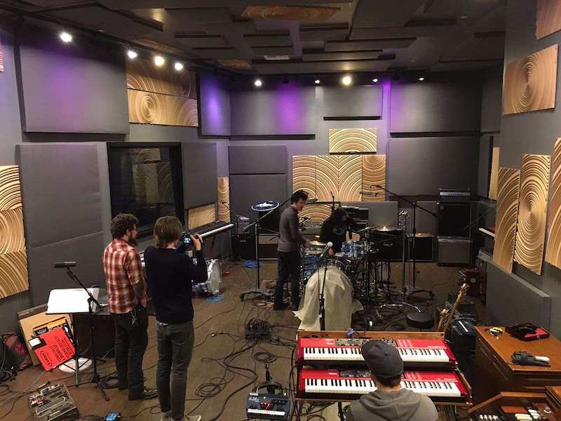 Produce Like a Pro’s Full Band Recording Setup at Hybrid Studios